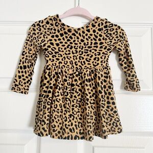 Little Sleepies PLAY Leopard Twirl Dress with Bodysuit 0-3 Months